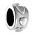 Round With Heart Love Silver Plated Beads Charms Bracelets