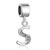 Letter S Dangle European Beads All Brands Charms Bracelets