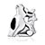 Christmas Elk Silver Beads Charms Bracelets