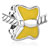 Cute Butterfly With Yellow Drip Gum All Brands Euro Silver Plated Beads Charms Bracelets
