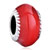 Drum Red Stoving Varnish Serrate Edge Fit All Brands Silver Plated Beads Charms Bracelets