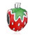 Cute Strawberry With Red And Green Drip Gum All Brands Euro Silver Plated Beads Charms Bracelets