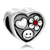 Heart Cute Smile Flower Love All Brand Silver Plated Beads Charms Bracelets