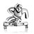 Hurdle Athlete Sport All Brand Silver Plated Beads Charms Bracelets