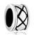 Mothers Day Gifts Grid Ring Fit All Brands Silver Plated Beads Charms Bracelets