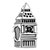 925 Sterling Silver Lovely Bell Tower Beads Charms Bracelets