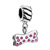 Pink Embeded Bone Dangle European Beads All Brands Charms Bracelets