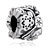 Beautiful Floral Silver Plated Beads Charms Bracelets