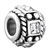 Simple Clear Crystal April Birthstone Fit All Brands Silver Plated Beads Charms Bracelets