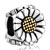 Sunflower Fit All Brands Two Tone Plated Beads Charms Bracelets