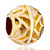 22K Hollow Fish All Brand Gold Plated Beads Charms Bracelets