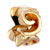 Floral Golden Fit All Brands Gold Plated Beads Charms Bracelets