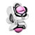 Flower Pale Pink Fit All Brands Silver Plated Beads Charms Bracelets