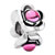 Flower Pink Fit All Brands Silver Plated Beads Charms Bracelets