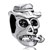 Mothers Day Gifts Evil Halloween Skull Fit All Brands Silver Plated Beads Charms Bracelets