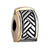 22K Gold Plated Silver Woven Clip Lock Stopper Beads Charms Bracelets