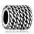 Woven Silver Plated Beads Charms Bracelets