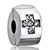Silver Clear Crystal Cross Clip Lock Stopper Beads Charms Bracelets
