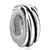 Simple Round Silver Plated Beads Charms Bracelets