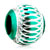Green Aluminum Fit All Brands Beads Charms Bracelets