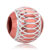 Orange Aluminum Fit All Brands Silver Plated Beads Charms Bracelets