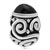 Black Crystal Wheel Spacer Silver Plated Beads Charms Bracelets