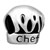 Cute Chef Hat All Brand Silver Plated Beads Charms Bracelets