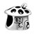 Mushroom House Silver Plated Beads Charms Bracelets