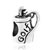Golf Barrel Shape Silver Plated Beads Charms Bracelets