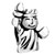 Statue Of Liberty Silver Plated Beads Charms Bracelets