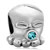 Jewelry March Birthstone Octopus Fit All Brands &  Silver Plated Beads Charms Bracelets