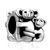 Cute Koala Shape Silver Plated Beads Charms Bracelets