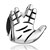 Hands Gesture 925 Sterling Silver Beads Charms Bracelets