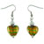 Gold Tone Heart Earrings