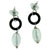White Droplet Earrings