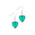 Turquoise Heart Earrings