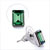 May Birthstone Green Made Swarovski Crystal Rectangle Stud Earrings