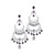 Purple Austrian Crystal Earrings