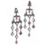 Pink Circles And Squares Earrings