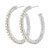 Rainbow Studded Hoop Earrings