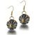 Blue And Green Shell Earrings