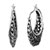 Charming Hollow Filigree Hoop Earrings