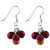 Red Cluster Earrings