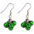 Green Cluster Earrings