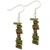 Unakite Stone Chip Earrings