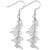 Rock Crystal Stone Chip Beads Earrings