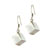 Sterling Silver Cube Earrings