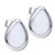 Drop June Pearl Color Birthstone 925 Sterling Silver Earrings