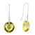 November Yellow Birds Nest Swarovski Crystal Earrings