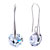 Clear April Birthstone Crystal Dangledangle Earrings